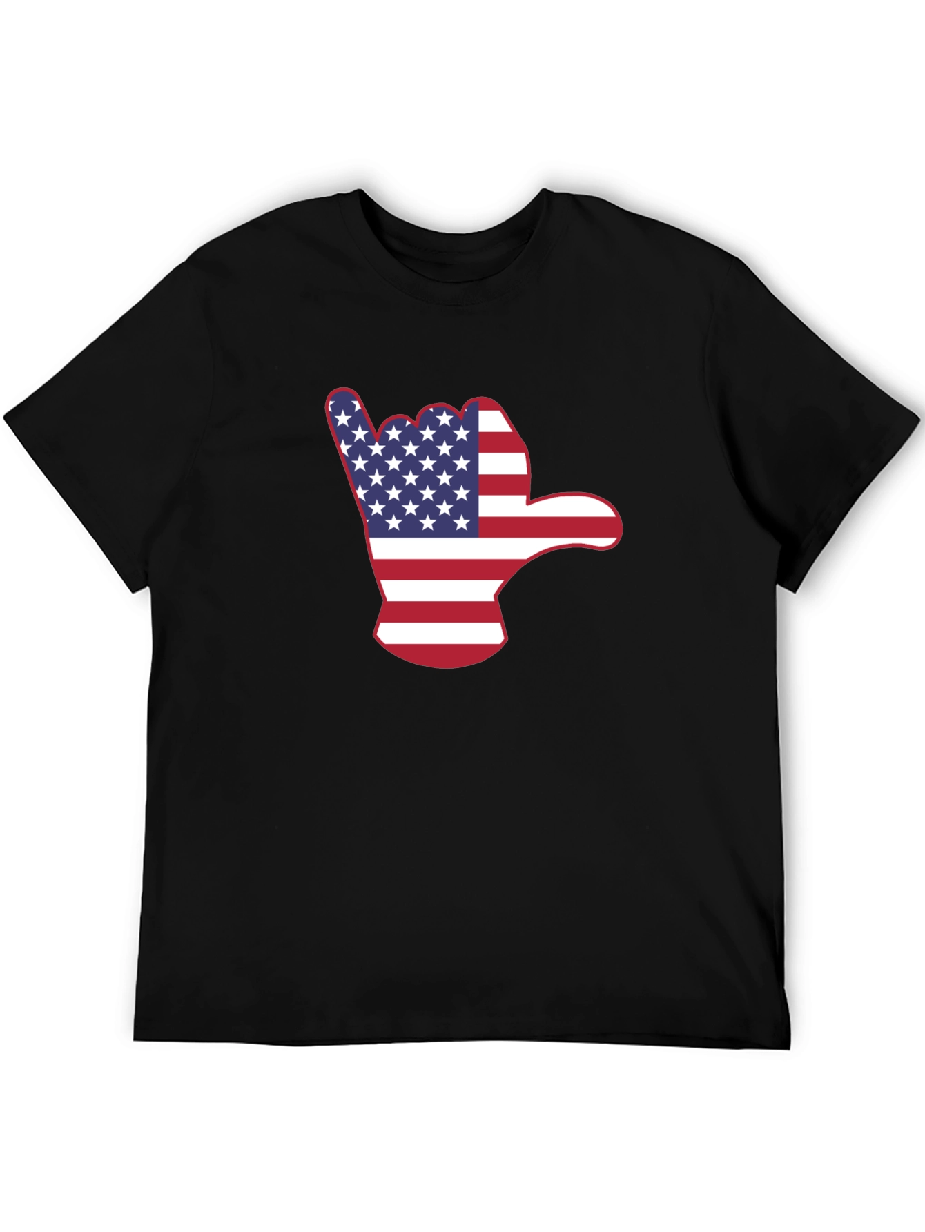 American Flag Shaka Hand T-Shirt