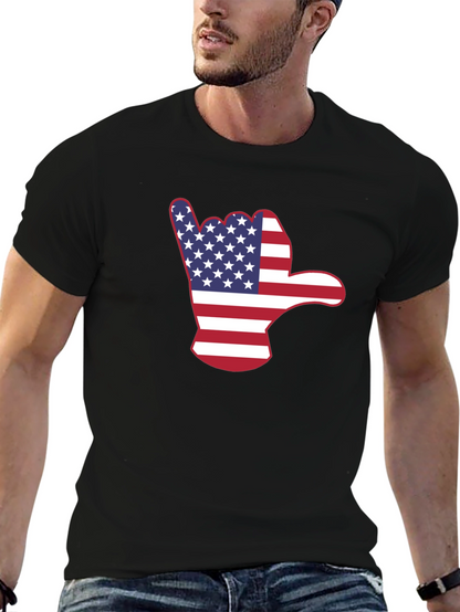 American Flag Shaka Hand T-Shirt