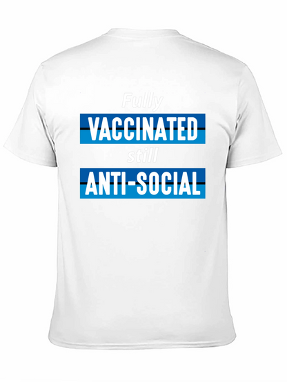 Fully Vaccinated Anti-Social Graphic T-Shirt