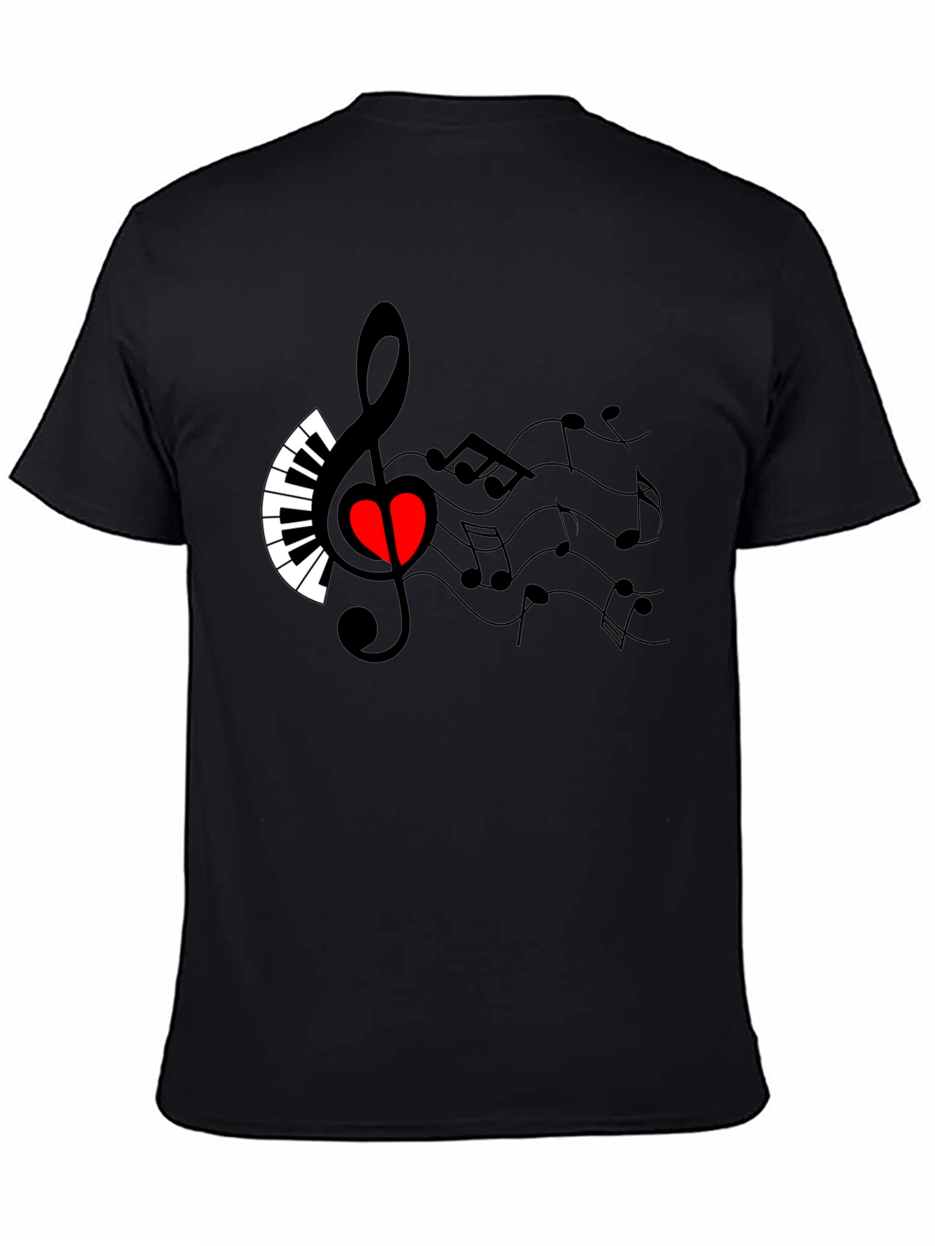 Musical Heart T-Shirt - Express Your Passion
