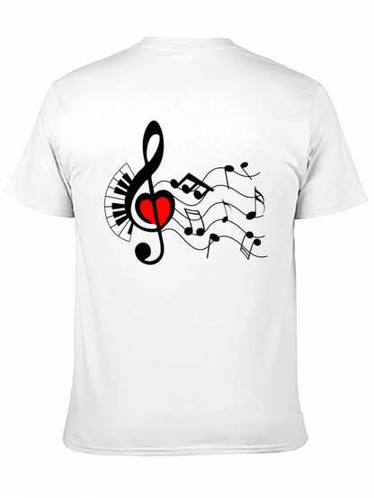 Musical Heart T-Shirt - Express Your Passion