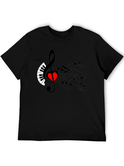 Musical Heart T-Shirt - Express Your Passion