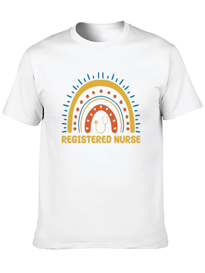 Registered Nurse Rainbow Graphic Tee