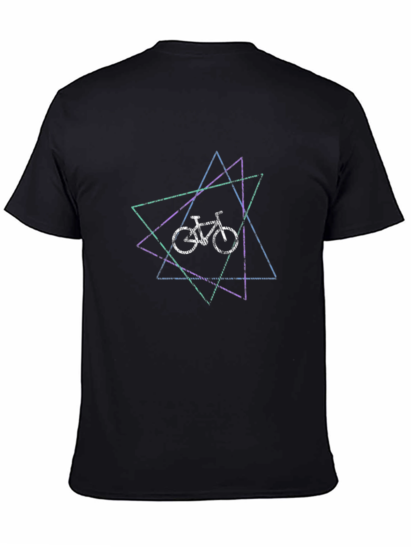 Geometric Bike Graphic T-Shirt