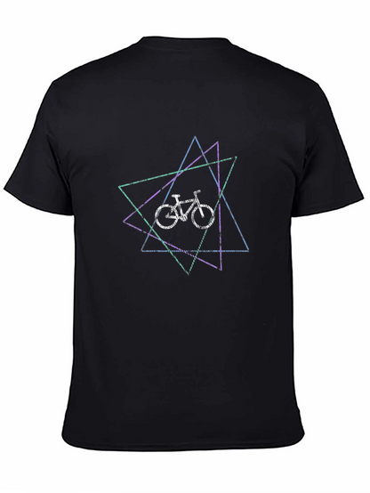 Geometric Bike Graphic T-Shirt