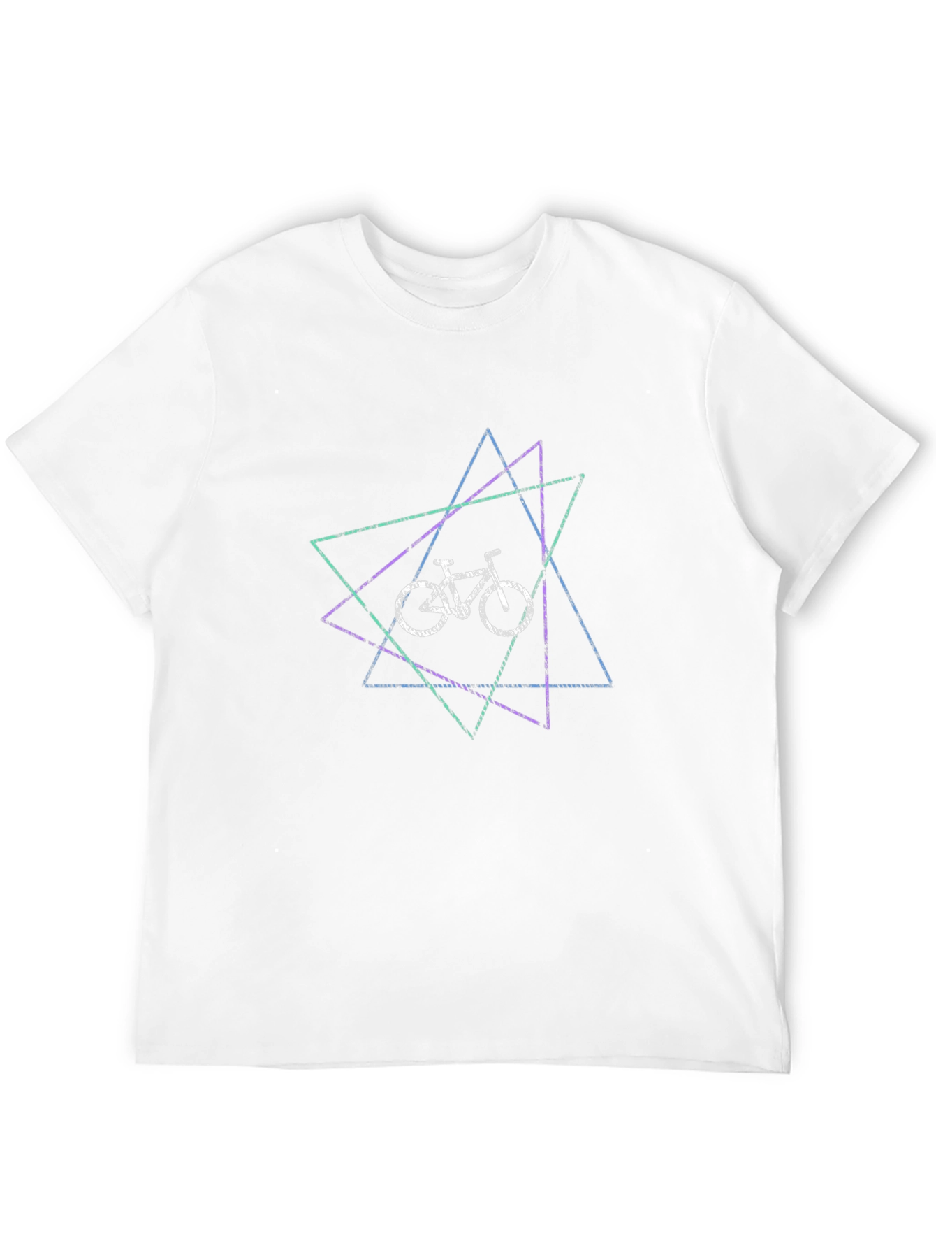 Geometric Bike Graphic T-Shirt