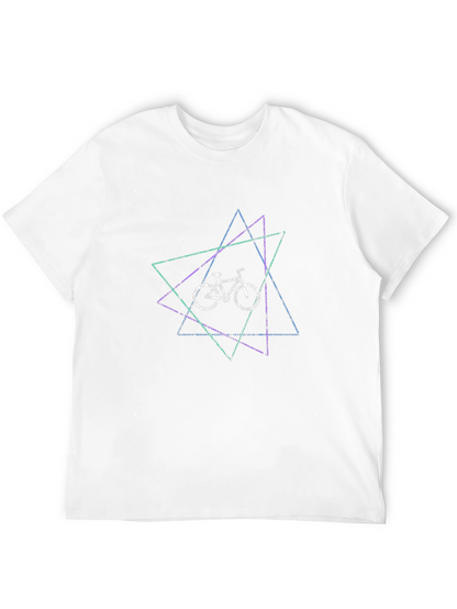 Geometric Bike Graphic T-Shirt