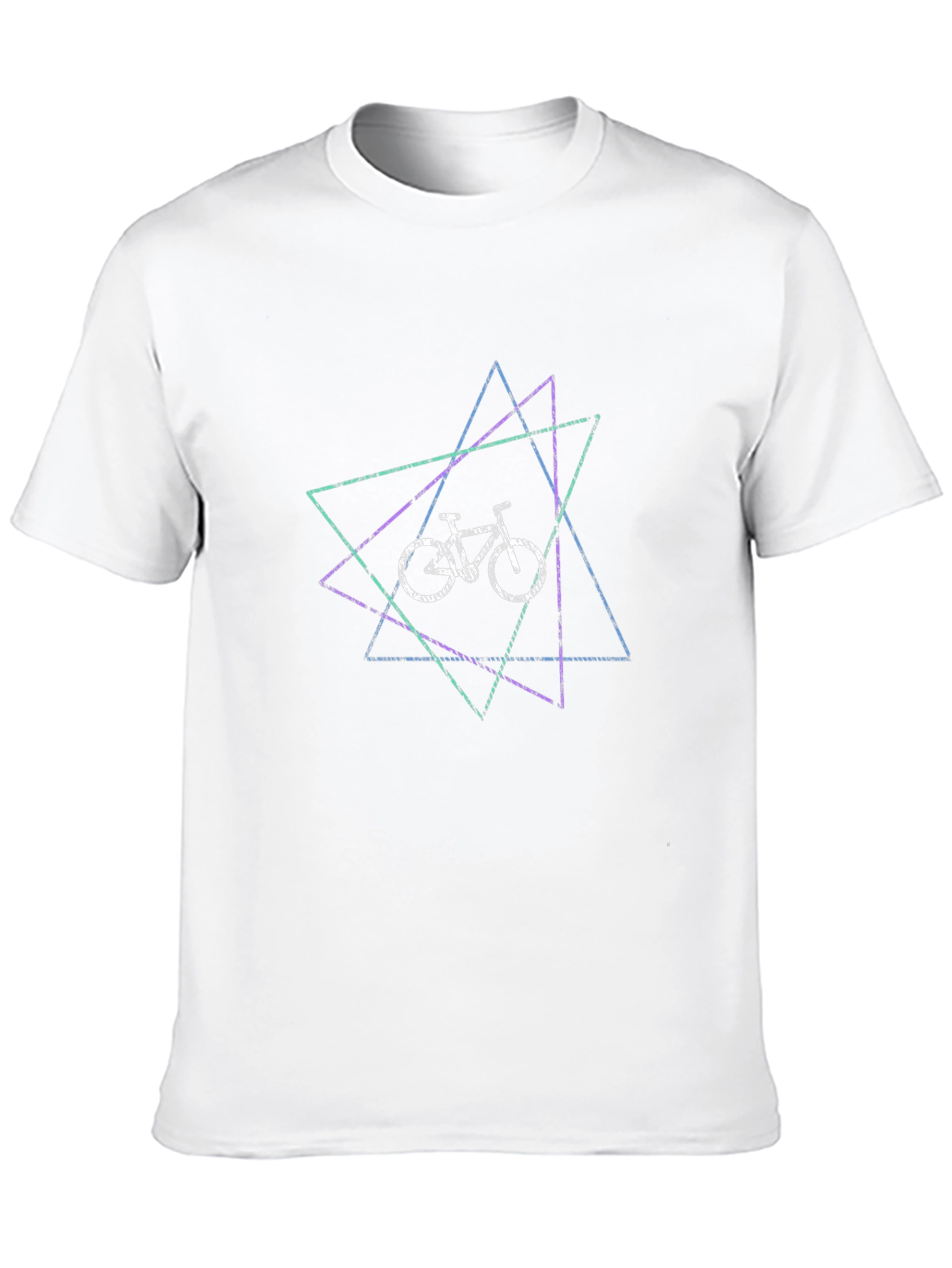 Geometric Bike Graphic T-Shirt