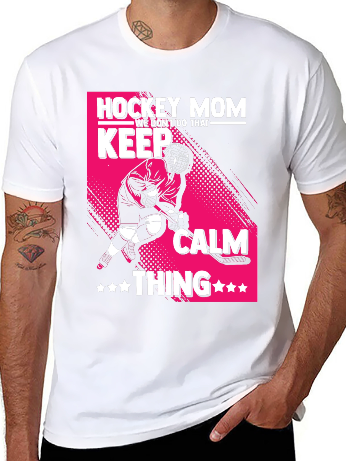 Hockey Mom Keep Calm T-Shirt