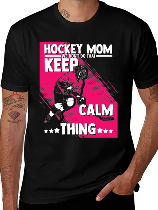 Hockey Mom Keep Calm T-Shirt