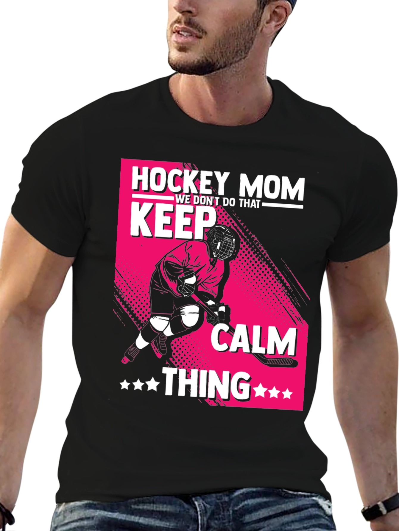 Hockey Mom Keep Calm T-Shirt