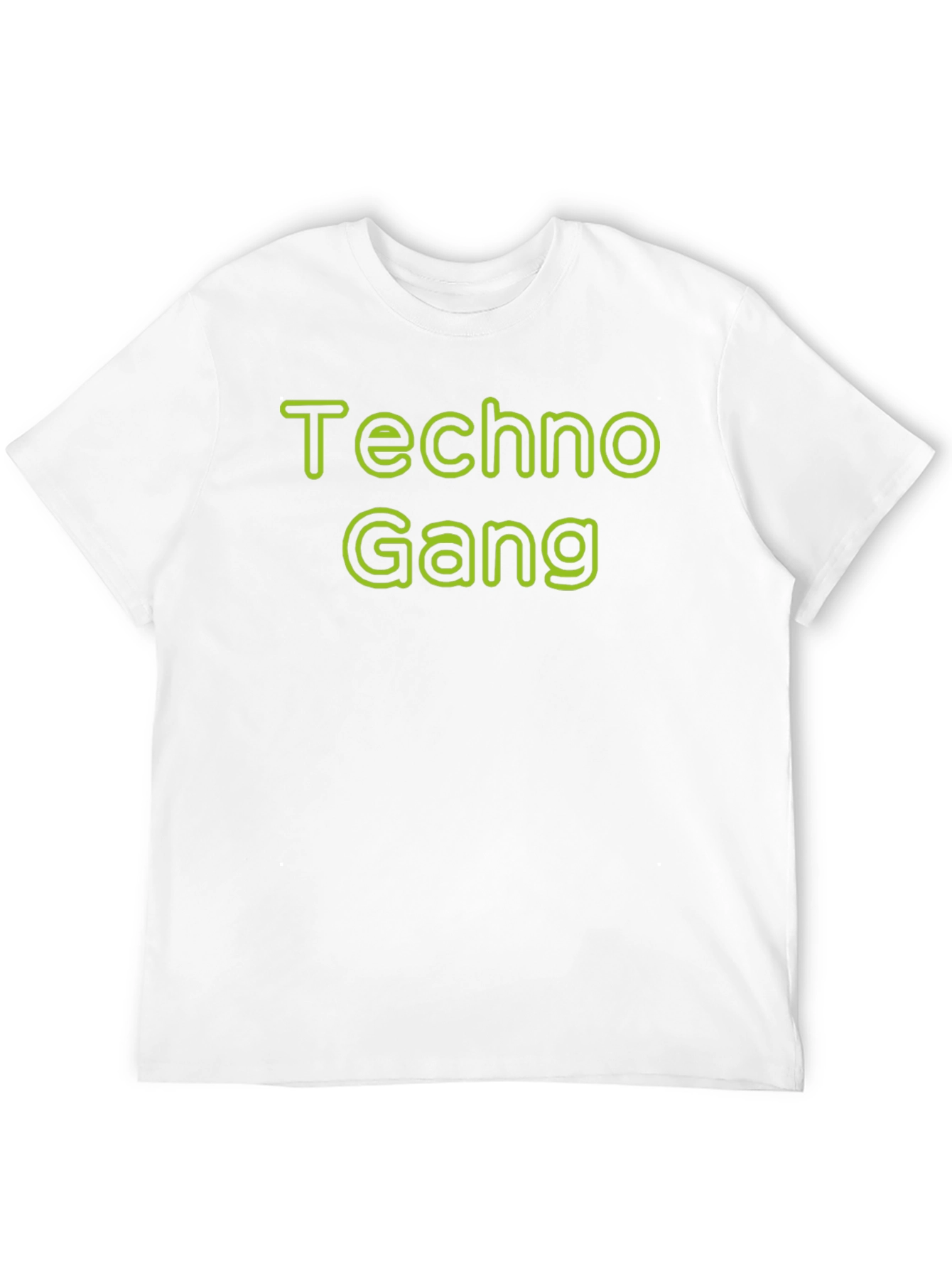 Techno Gang Graphic T-Shirt - Black Crew Neck Tee