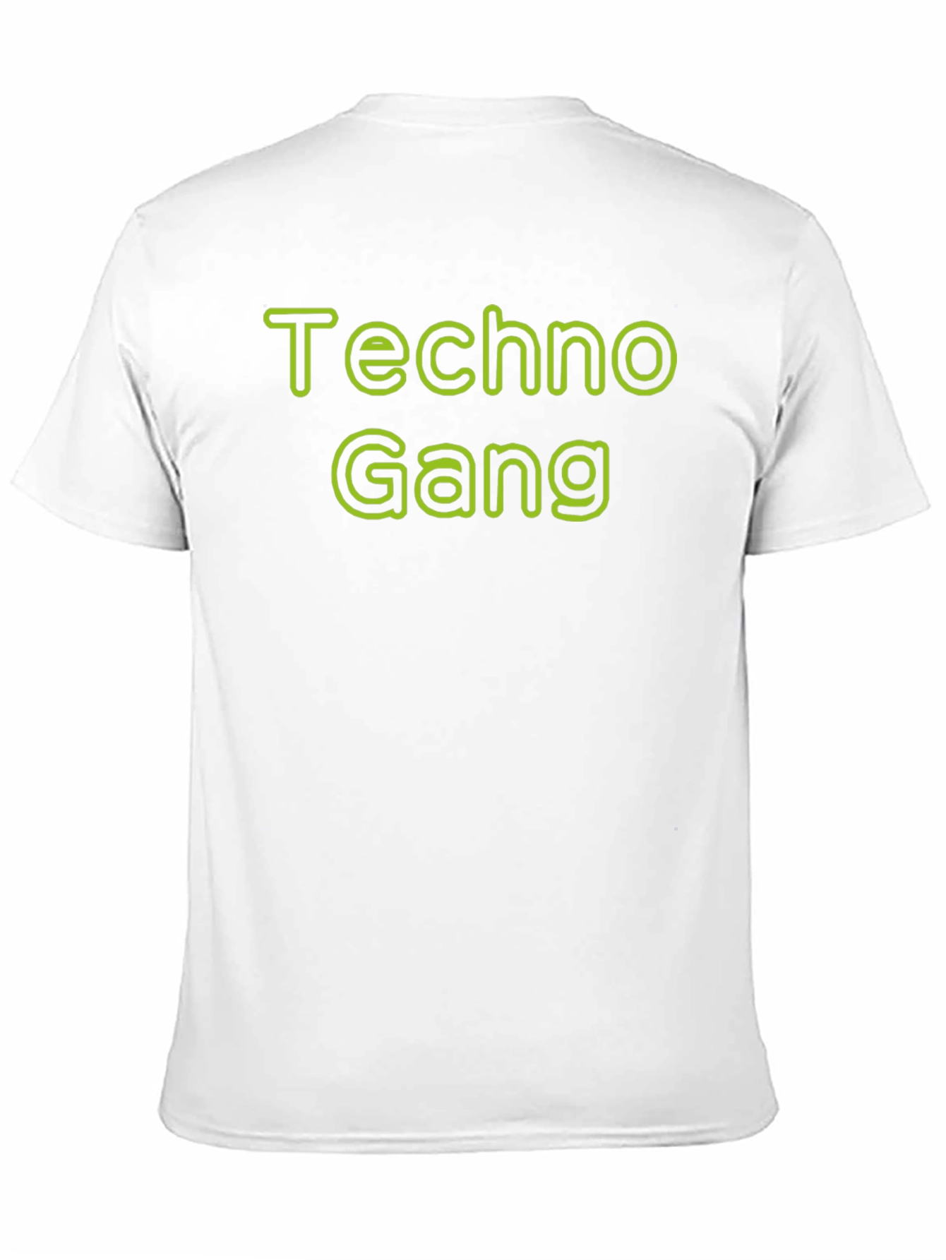 Techno Gang Graphic T-Shirt - Black Crew Neck Tee