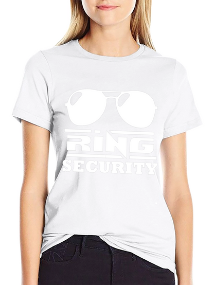 Ring Security Graphic T-Shirt - Stylish Wedding Party Apparel