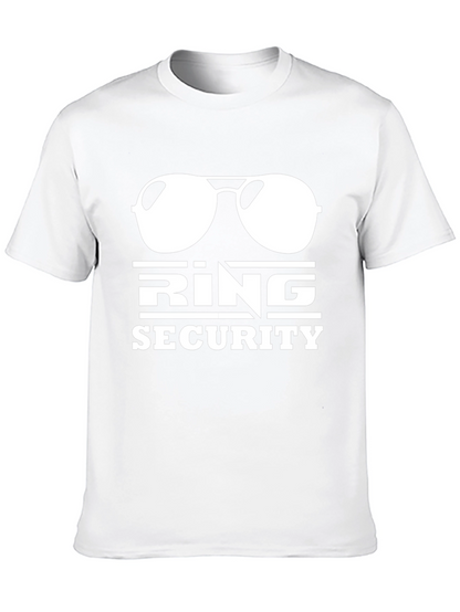 Ring Security Graphic T-Shirt - Stylish Wedding Party Apparel