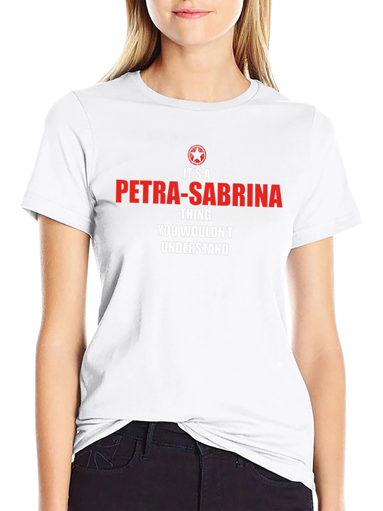 Petra-Sabrina Thing Black T-Shirt