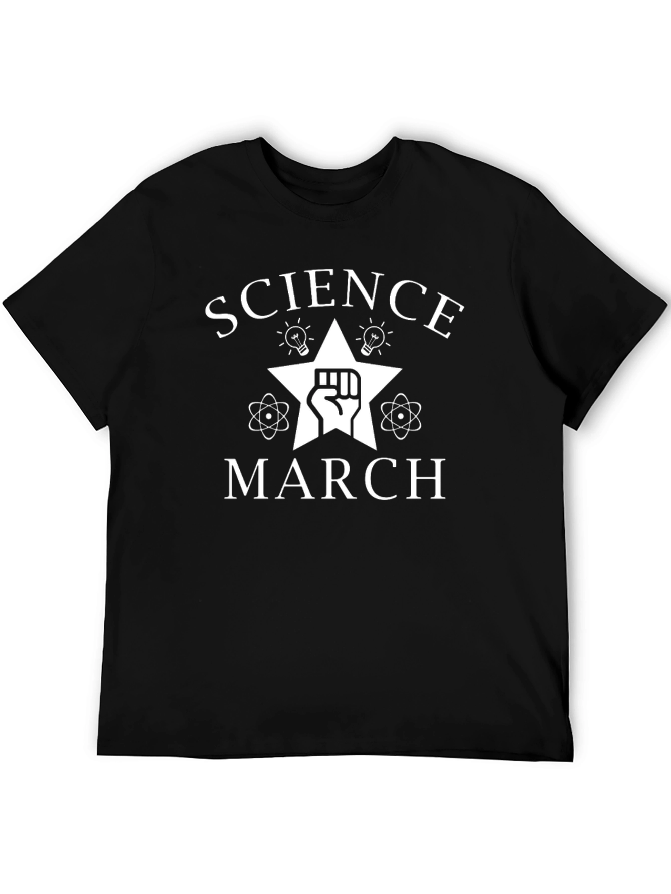 Science March T-Shirt - Black Cotton Activism Tee