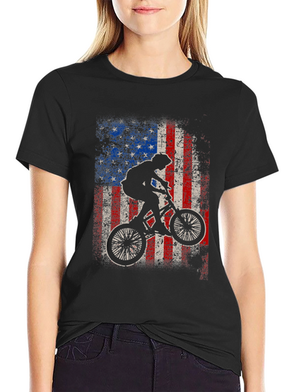 BMX American Flag Graphic Tee