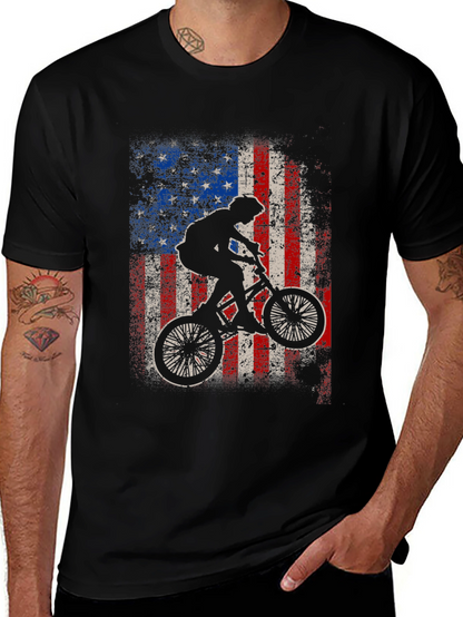 BMX American Flag Graphic Tee