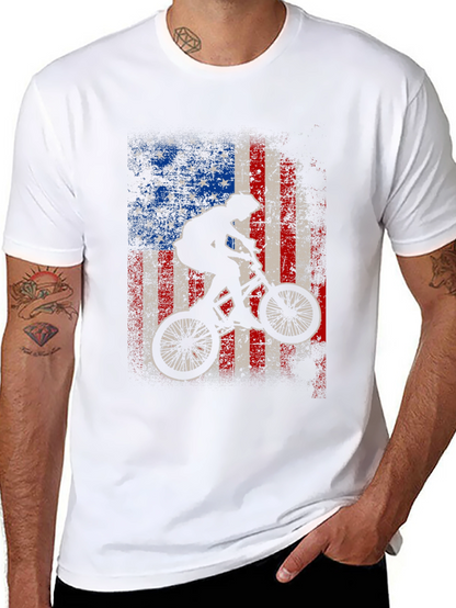 BMX American Flag Graphic Tee