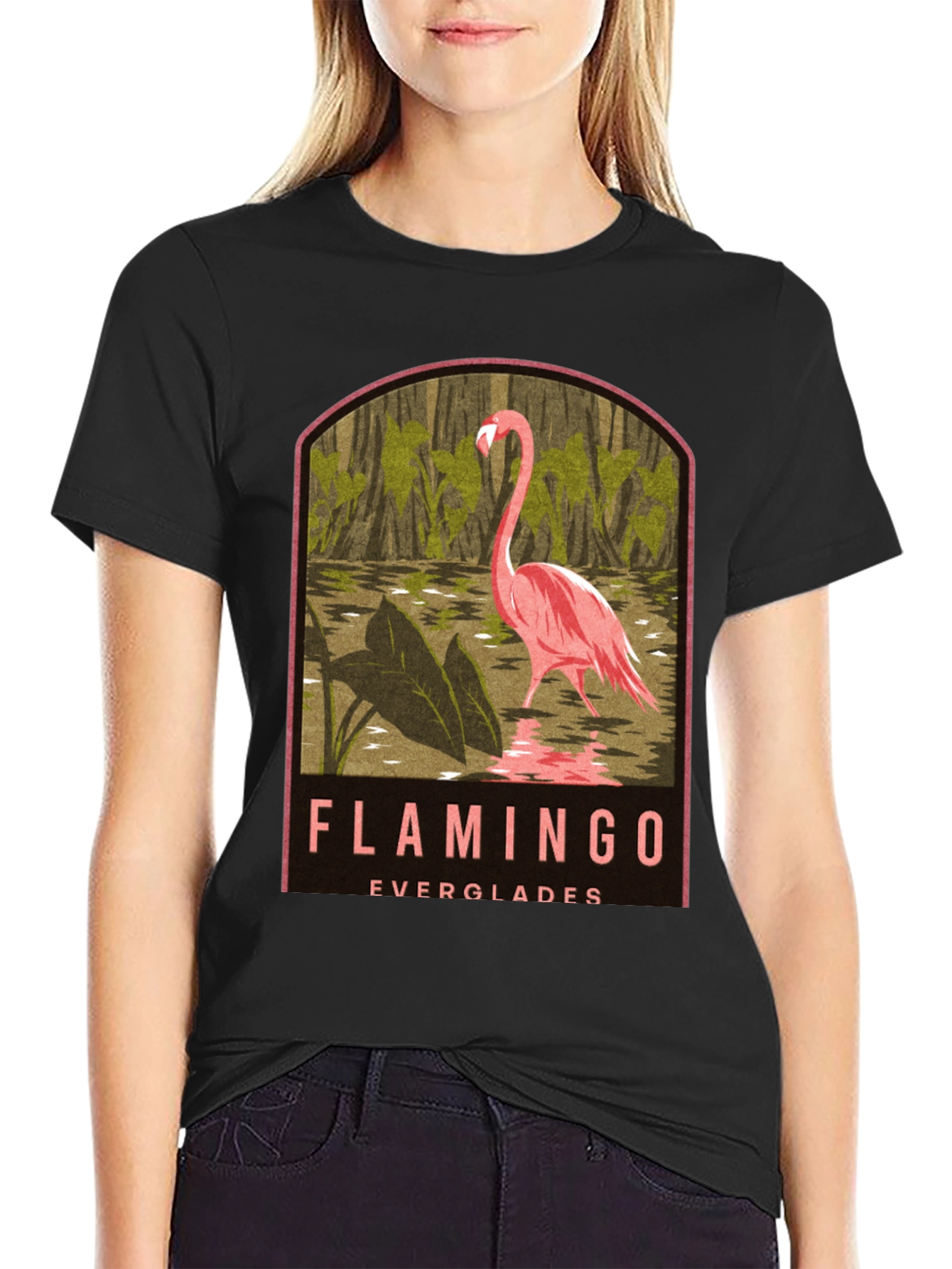 Flamingo Everglades Graphic Tee