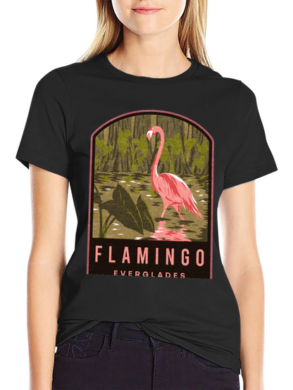 Flamingo Everglades Graphic Tee