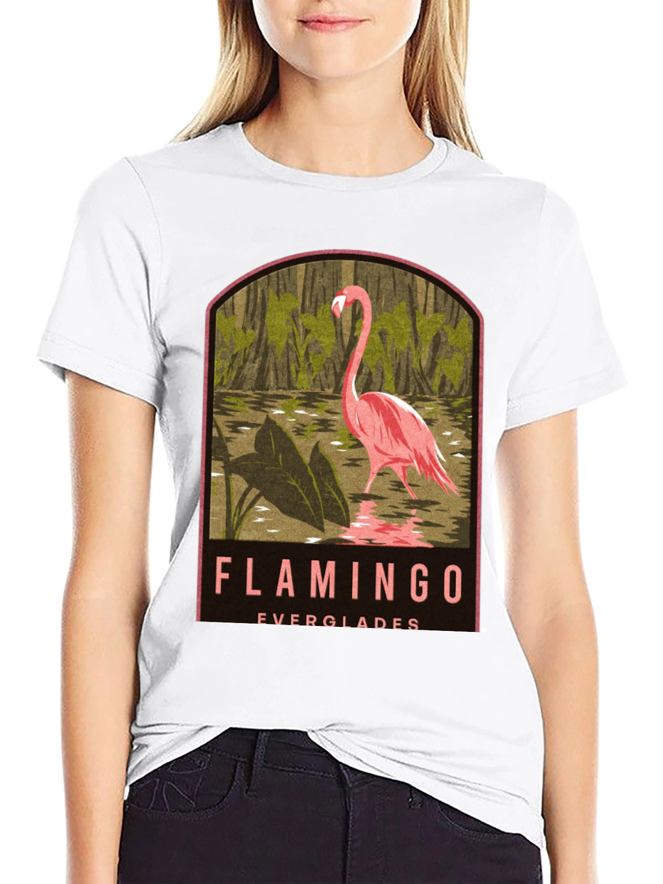 Flamingo Everglades Graphic Tee