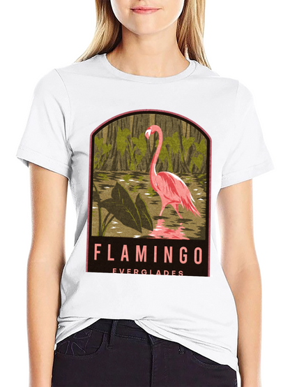 Flamingo Everglades Graphic Tee