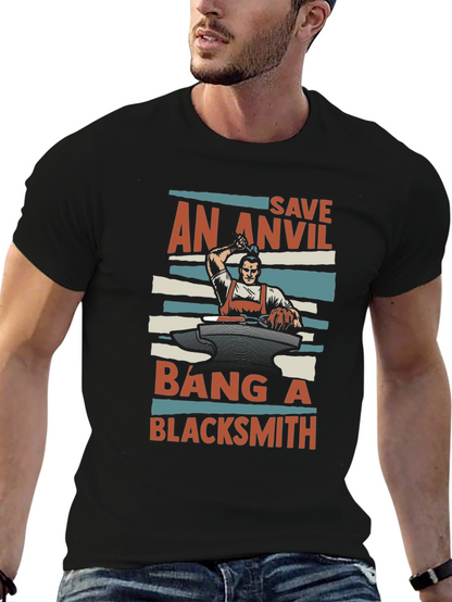 Save An Anvil Bang A Blacksmith T-Shirt