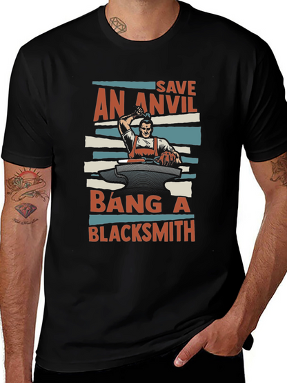 Save An Anvil Bang A Blacksmith T-Shirt