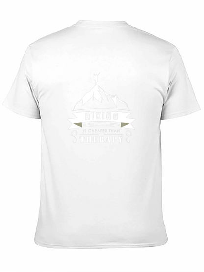 Hiking is Cheaper Than Therapy Graphic T-Shirt