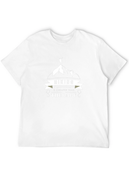 Hiking is Cheaper Than Therapy Graphic T-Shirt