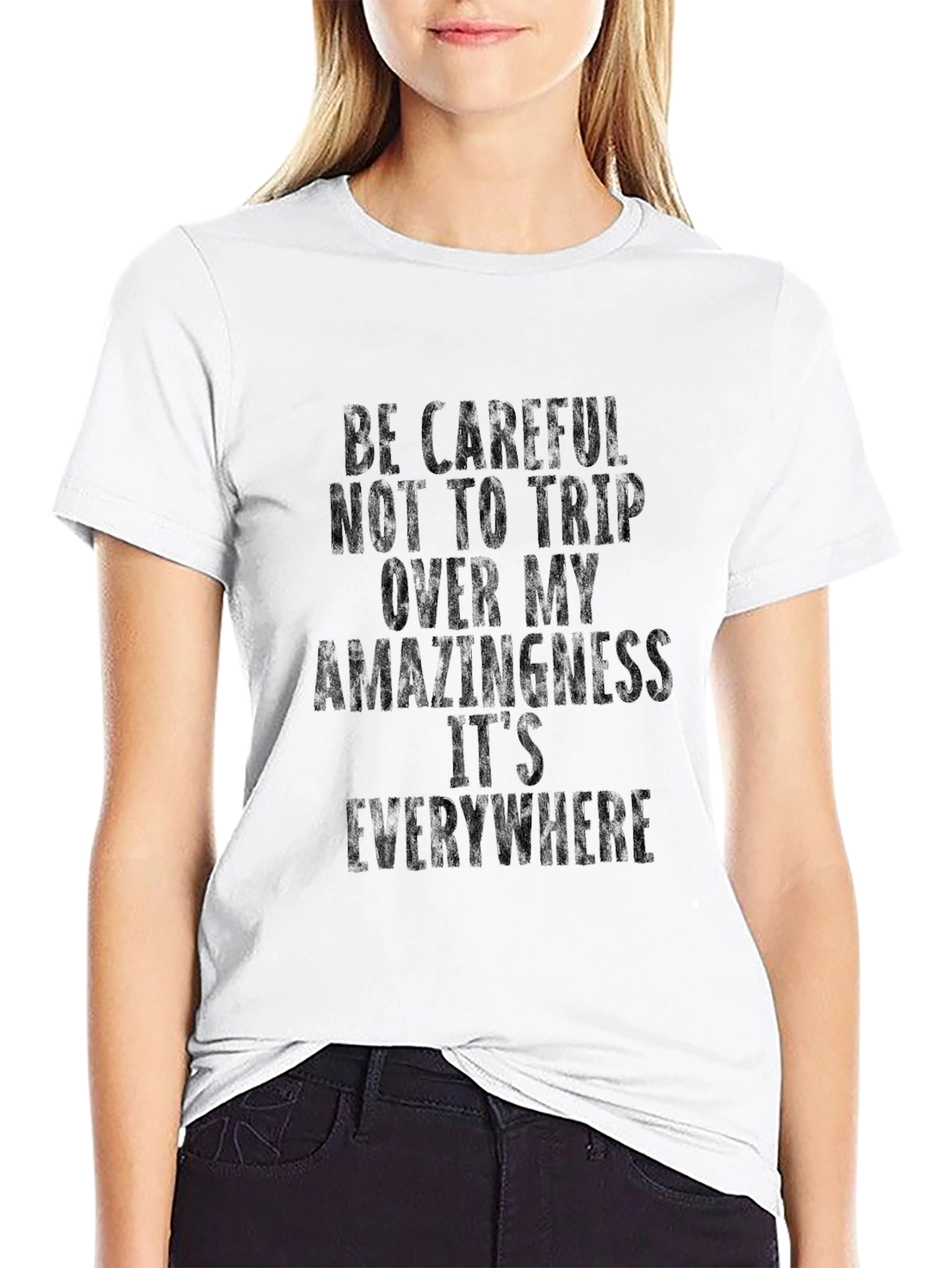 Funny Amazingness Mens Black T-Shirt