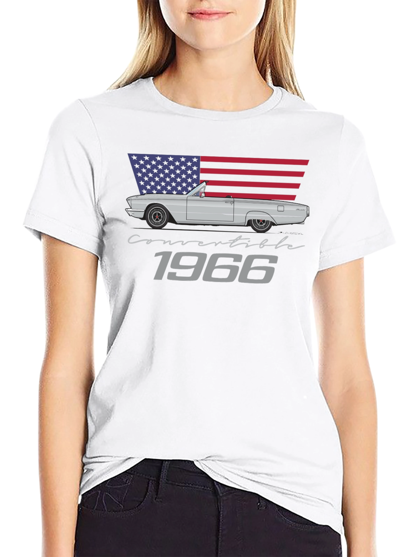 1966 Convertible Car Graphic Tee