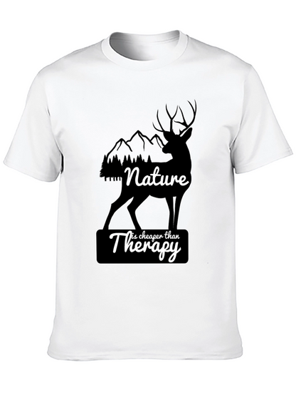 Nature is Cheaper Than Therapy Graphic Tee