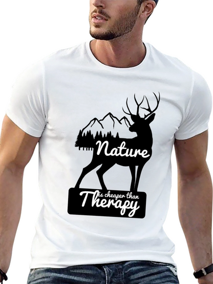 Nature is Cheaper Than Therapy Graphic Tee