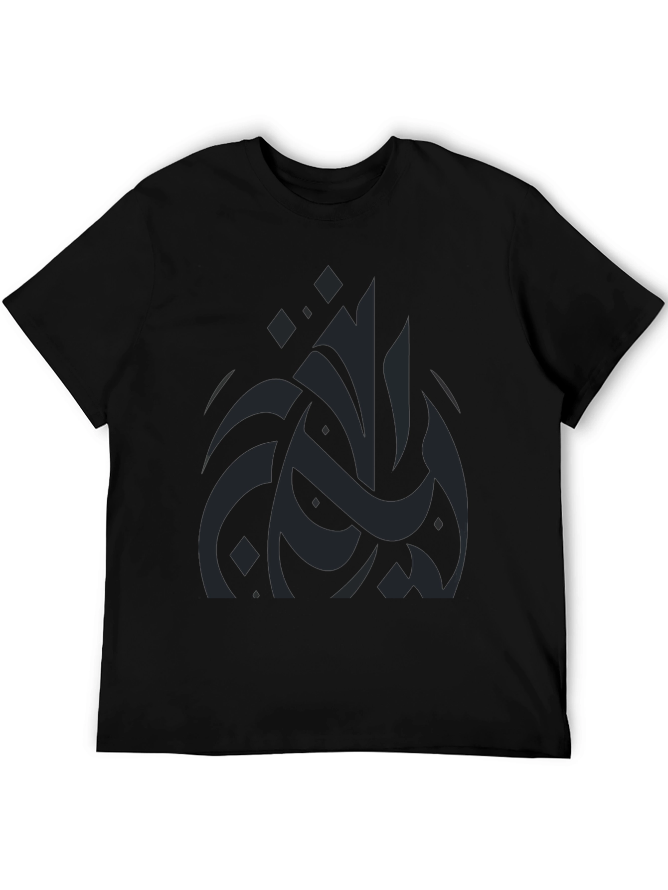 Abstract Design Black T-Shirt