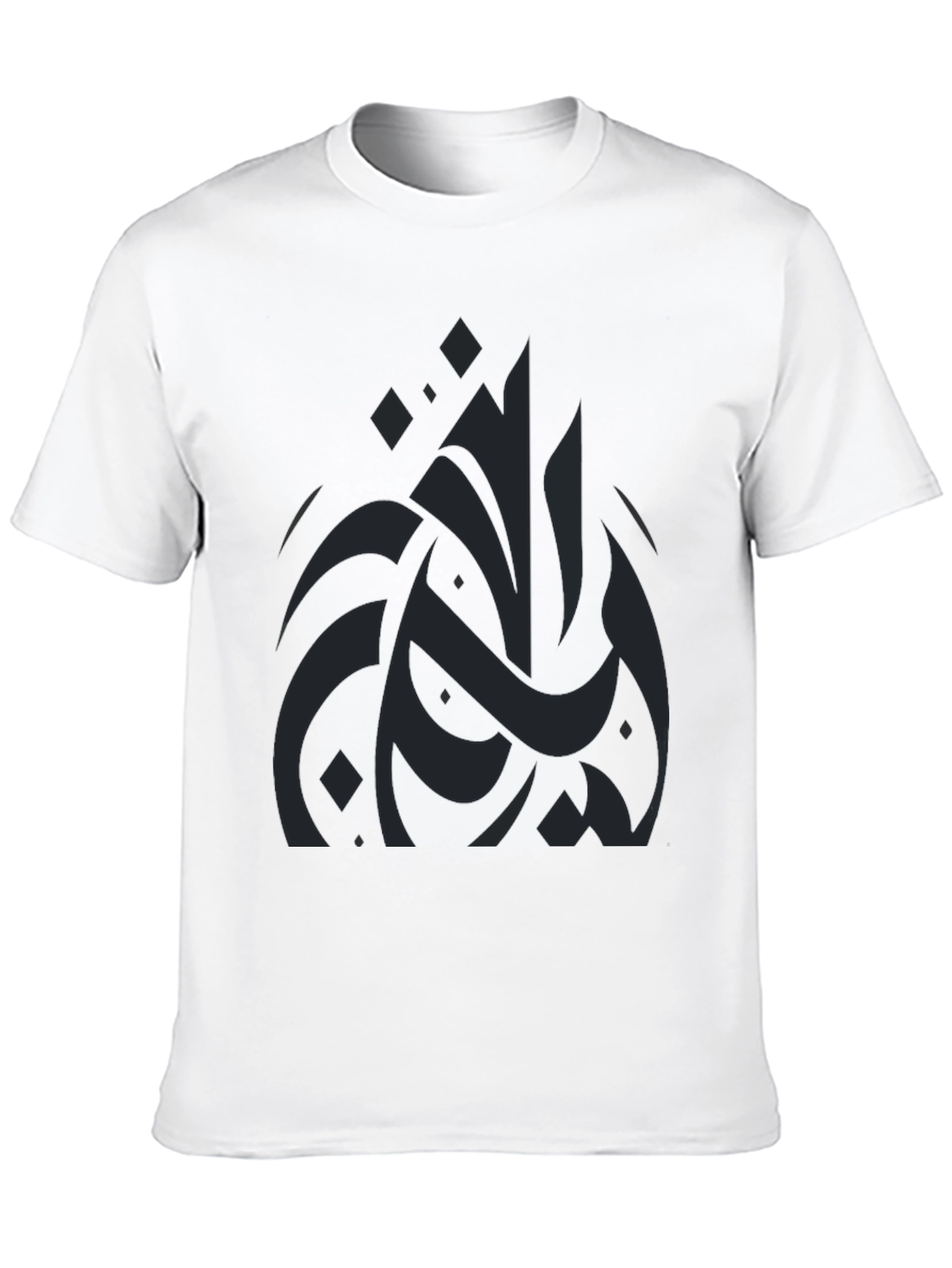 Abstract Design Black T-Shirt