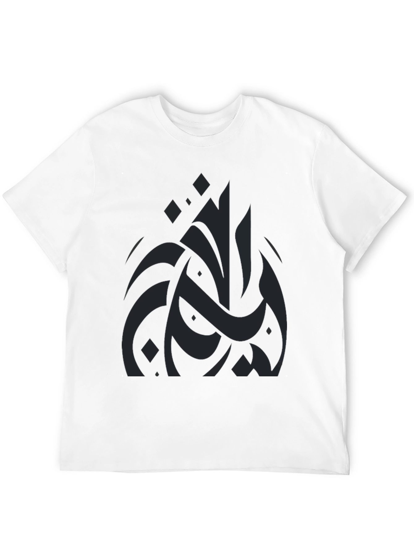 Abstract Design Black T-Shirt