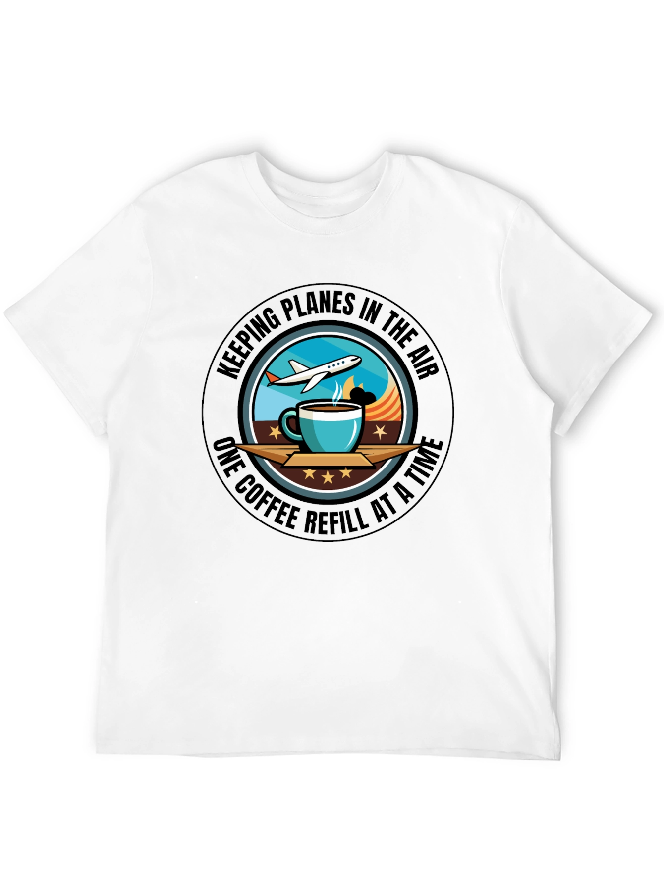 Keeping Planes in the Air Coffee T-Shirt