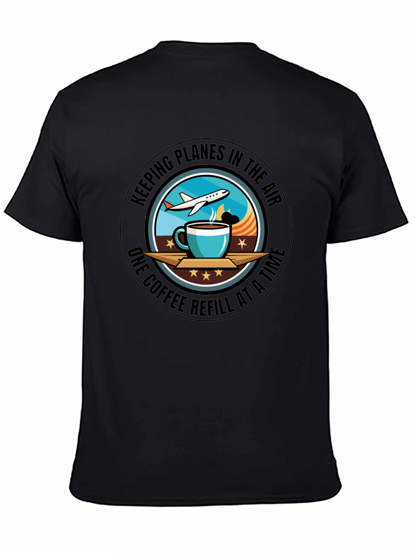 Keeping Planes in the Air Coffee T-Shirt