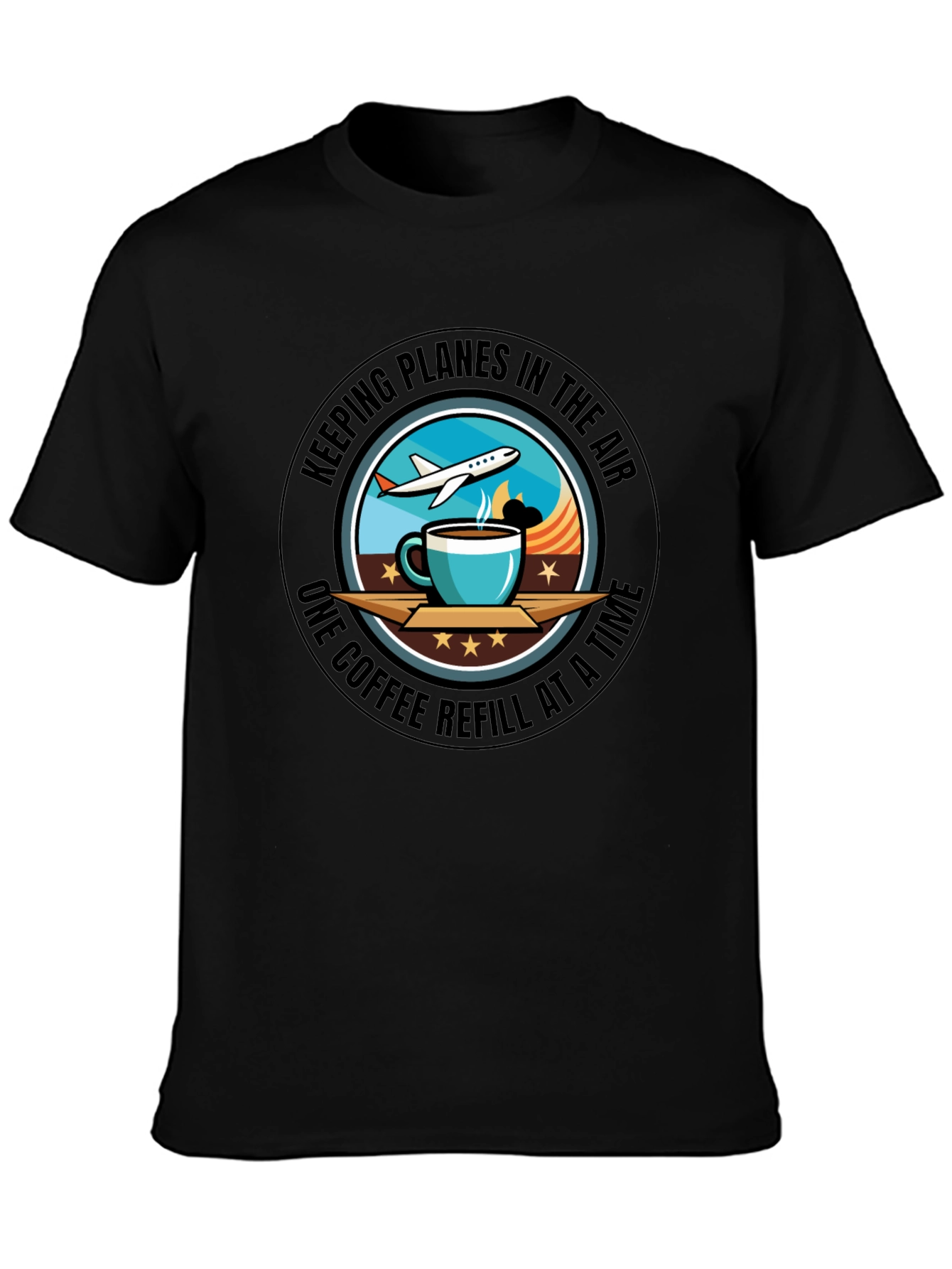 Keeping Planes in the Air Coffee T-Shirt