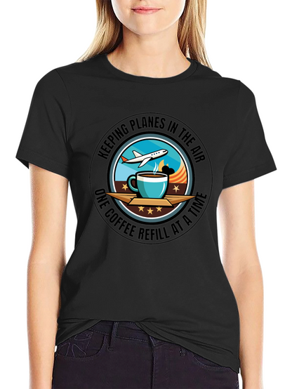 Keeping Planes in the Air Coffee T-Shirt