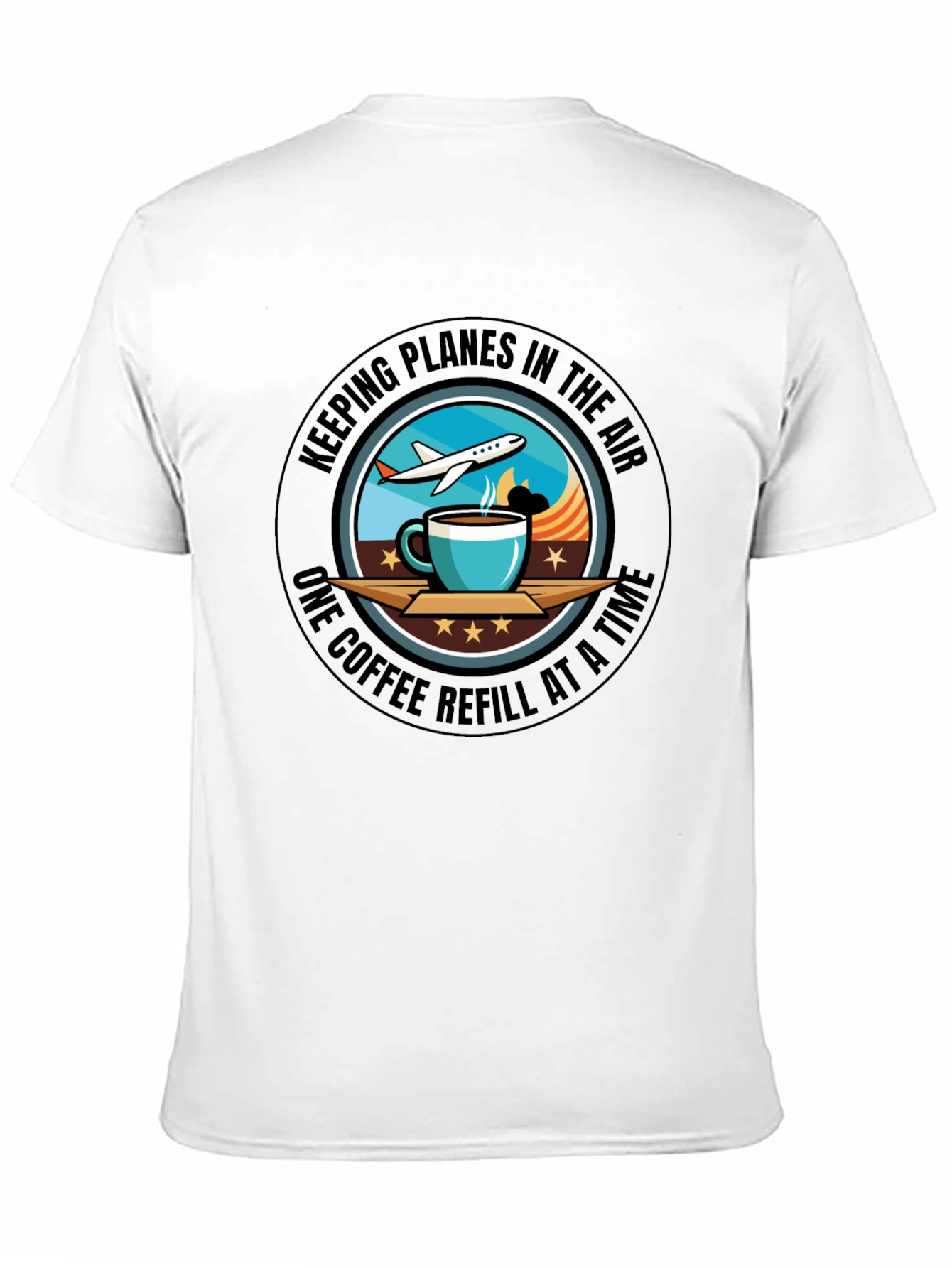 Keeping Planes in the Air Coffee T-Shirt
