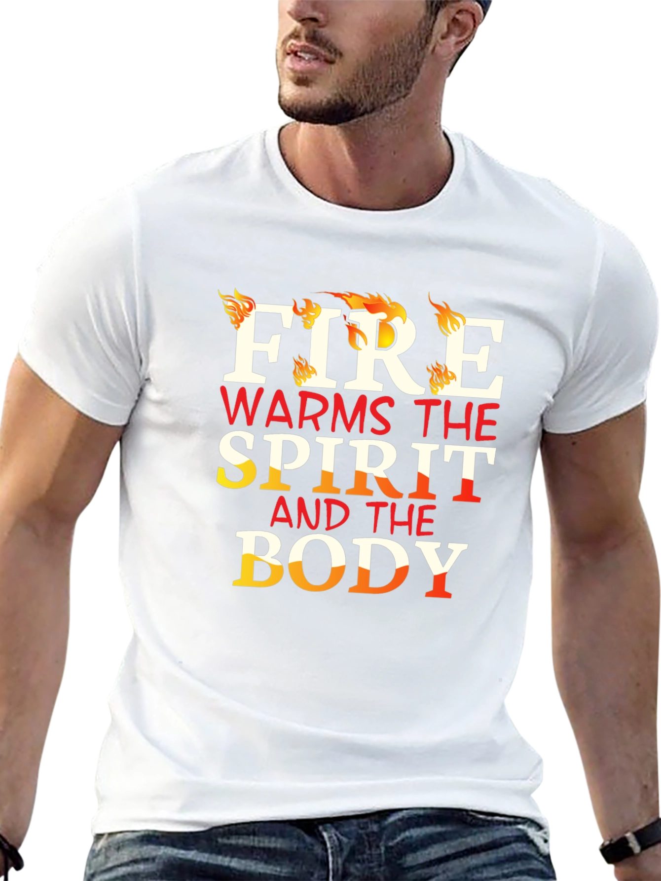 Fire Warms the Spirit Graphic Tee
