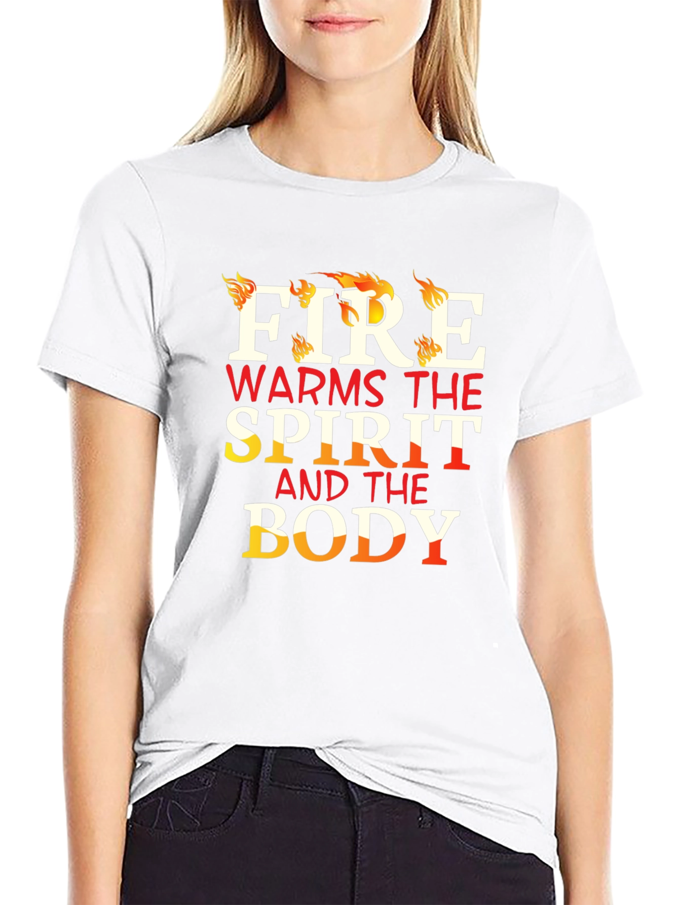 Fire Warms the Spirit Graphic Tee