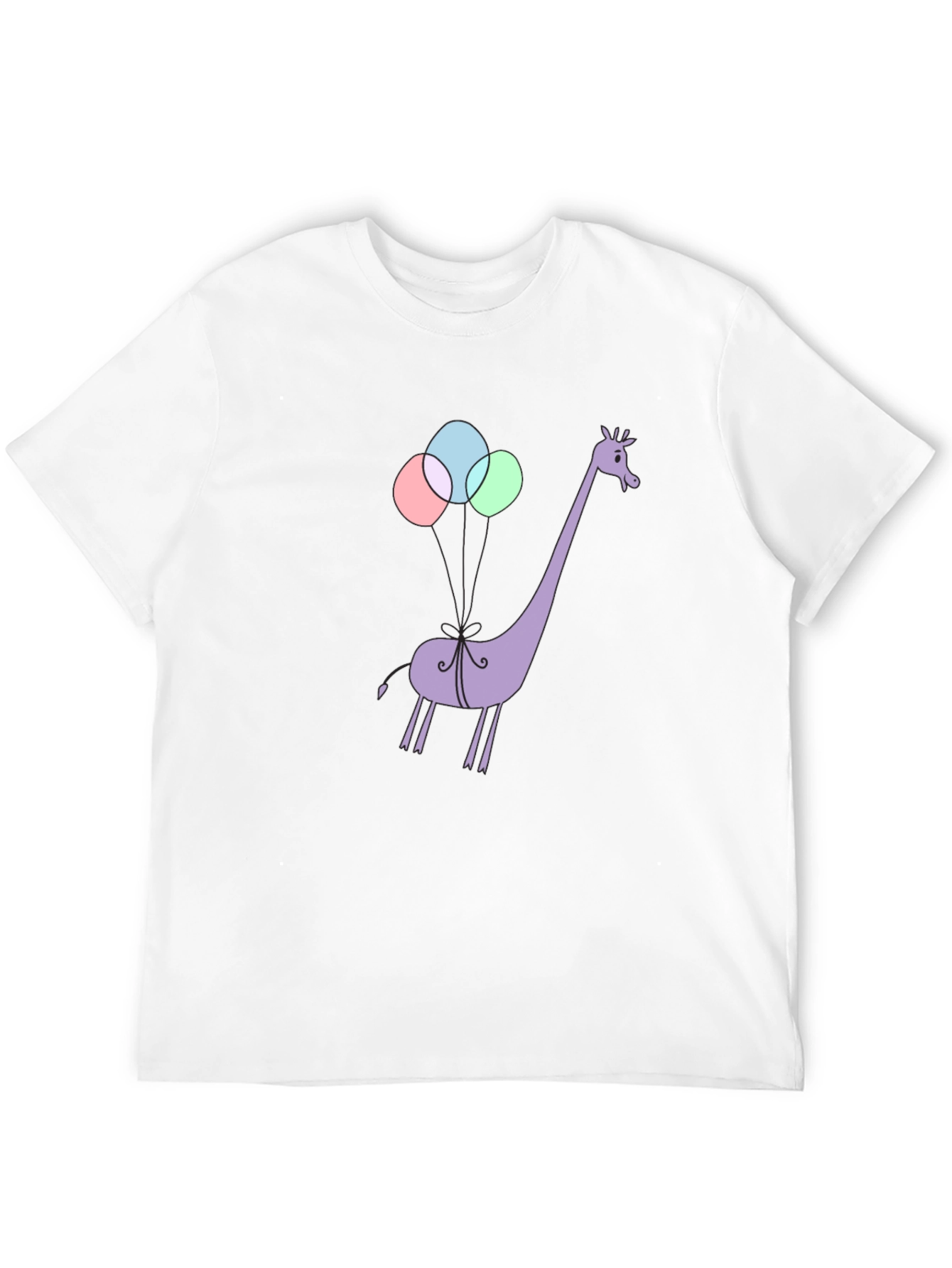 Giraffe Balloons Graphic Tee