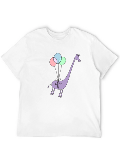 Giraffe Balloons Graphic Tee