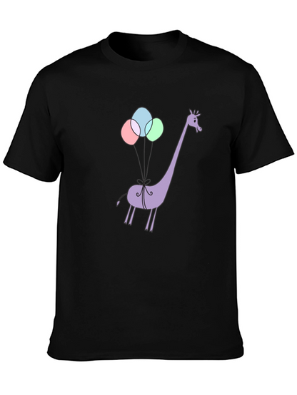 Giraffe Balloons Graphic Tee