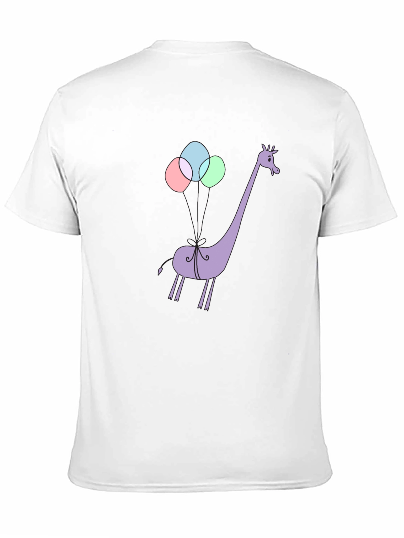 Giraffe Balloons Graphic Tee